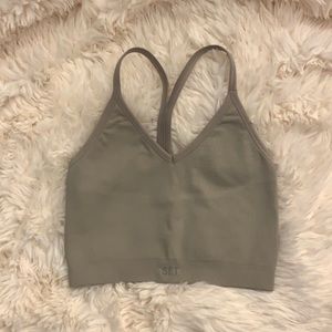 Set active y sports bra - moon dust - xs - never worn